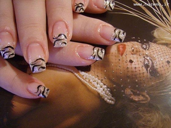 تصاویری زیبا از مدل های فرنج ناخن های دخترانه