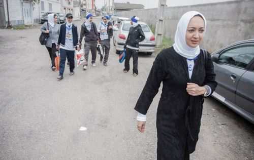 عکس های داغ و دیدنی نیکی کریمی در ماشین قلعه نویی