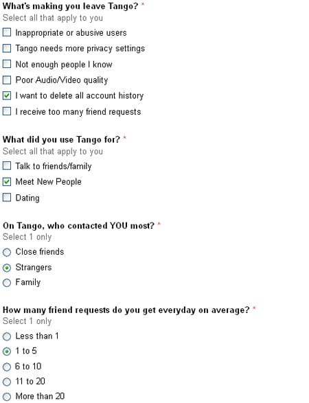 آموزش گام به گام حذف کامل اکانت تانگو + عکس