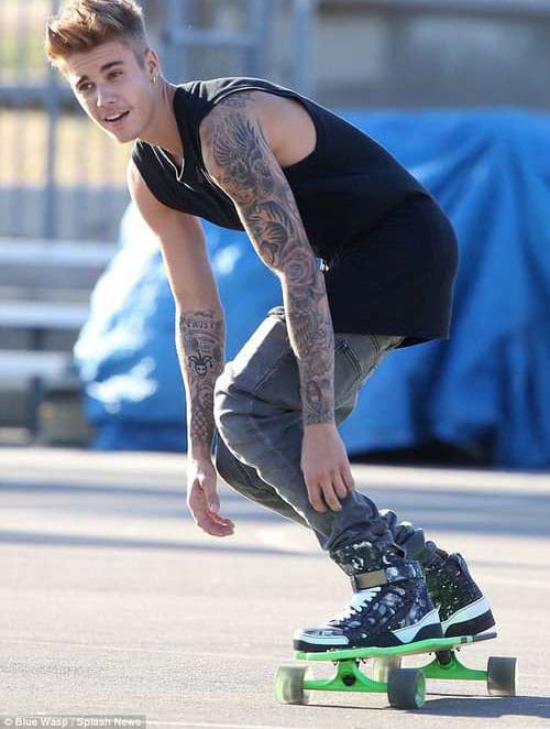 عکس کودکی جاستین بیبر که از خودش منتشر کرد