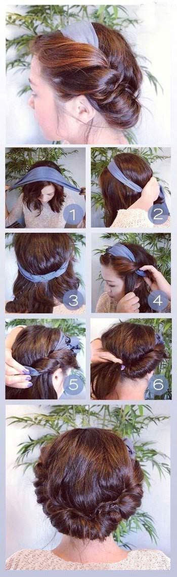 مدل های موی سر در 5 دقیقه !