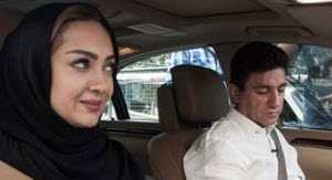 عکس های داغ و دیدنی نیکی کریمی در ماشین قلعه نویی