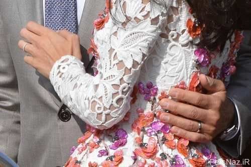 اولین تصاویر از مراسم عروسی جرج کلونی جذاب ترین هنرپیشه مرد