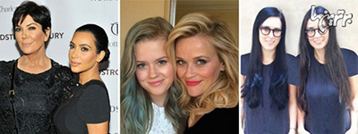 اخبار,اخبار فرهنگی,چهره های  شبیه فرزندانشان