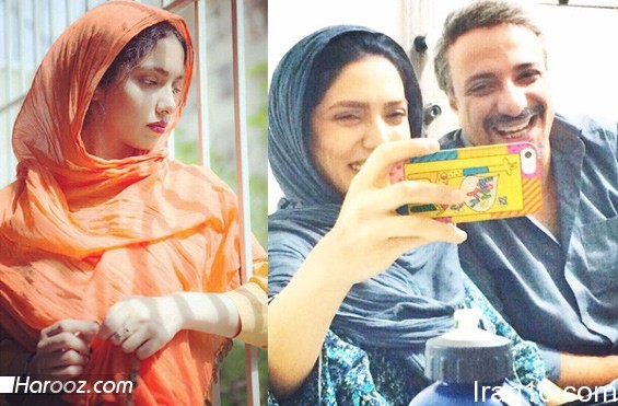 سلفی آزاده سدیری و امیر جعفری