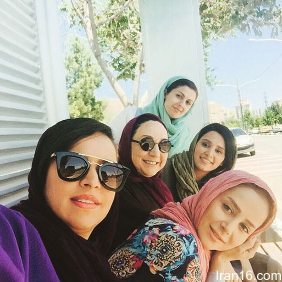 بازیگران دردسرهای عظیم ، مریم سعادت و الناز حبیبی دخترش در نقش فیروزه و بهار