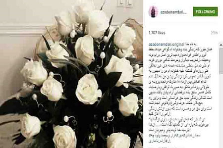 اخبار,اخبار فرهنگی,آزاده نامداری اخبار,اخبار فرهنگی,آزاده نامداری