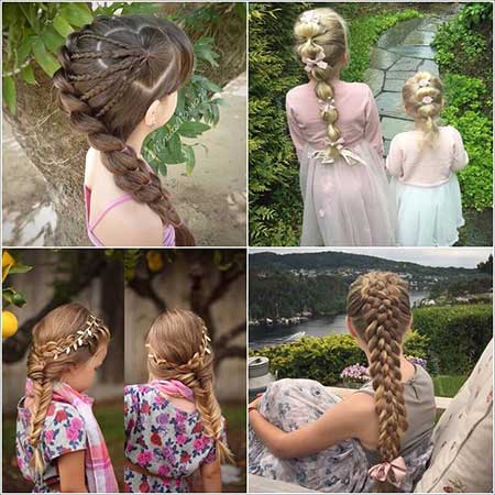 مدل موهای ساده و زیبا مخصوص دختران