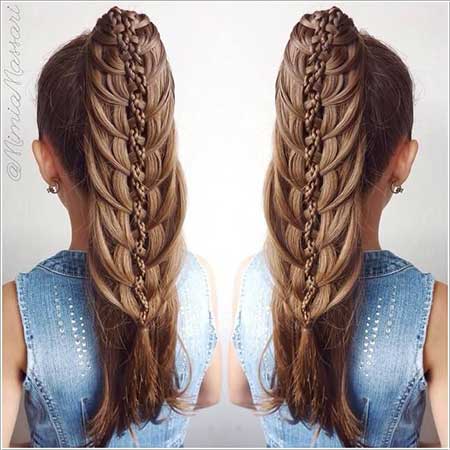 مدل موهای ساده و زیبا مخصوص دختران