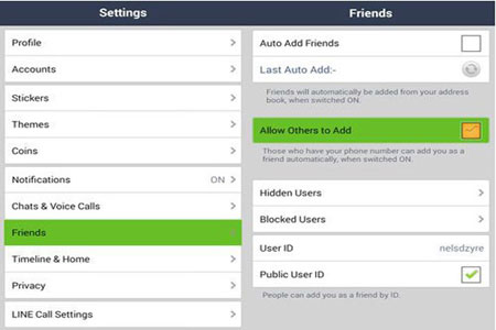 آموزش کار با لاین, سیستم عامل اندروید