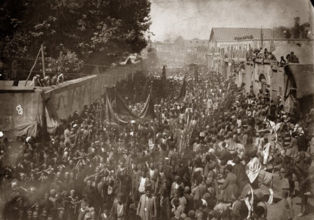 تصاویر مراسم‌های عزاداری محرم, آیین‌های عزاداری محرم در عصر قاجار