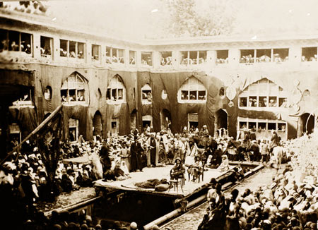 تصاویر مراسم‌های عزاداری محرم, آیین‌های عزاداری محرم در عصر قاجار