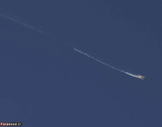 تصاویر جدید از سرنگونی جنگنده روسیه تصاویر جدید از سرنگونی جنگنده روسیه