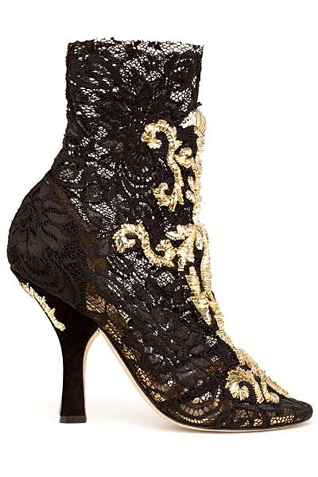 کفش زنانه D&G،مدل کفش برند D&G مدل نیم بوت D&G, نیم بوت برند D&G