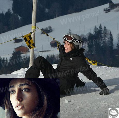 شباهت عجیب این دختر هالیوودی معروف به گلشیفته فراهانی +تصاویر