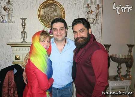 علی زند وکیلی میهمان منزل نیوشا ضیغمی و همسرش ، فاطمه معتمدآریا و همسرش ، امیر آقایی و همسرش