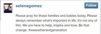 اینستاگرام , سلنا گومز , غزه