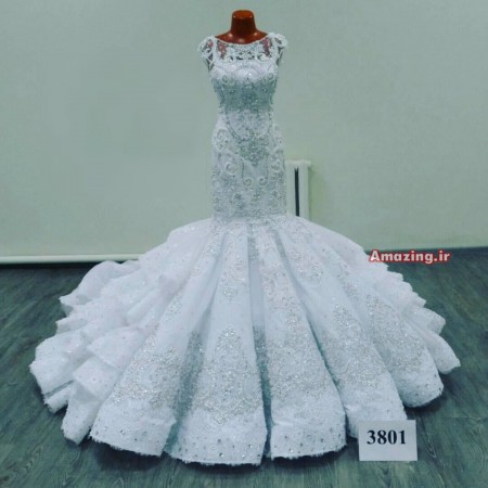 لباس عروس 95 , لباس عروس 2016 , مدل لباس عروس پفی , لباس عروس بلند
