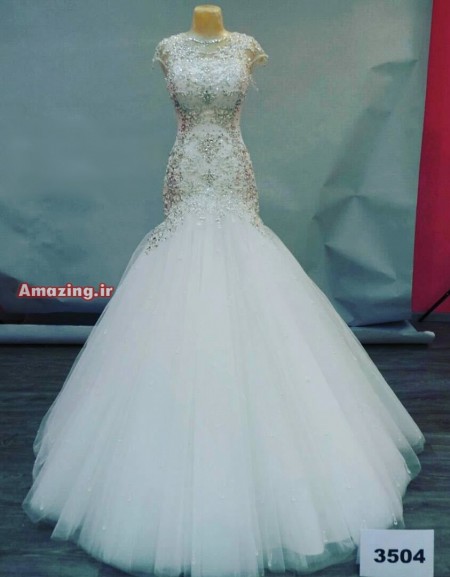 لباس عروس 95 , لباس عروس 2016 , مدل لباس عروس پفی , لباس عروس بلند