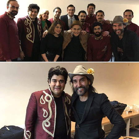 عکس یادگاری سالار عقیلی با سالومه و بهزاد بلور در من و تو عکس یادگاری سالار عقیلی با سالومه و بهزاد بلور در من و تو