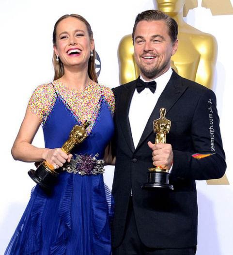 بری لارسن و لئوناردو دی‌کاپریو بهترین بازیگران زن و مرد