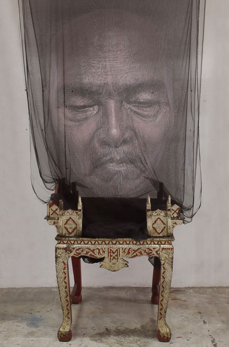 تصویر سه بعدی پیر مرد