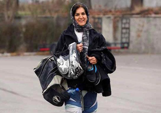 عکس هایی از گزارش موتور سواری زنان در ایران