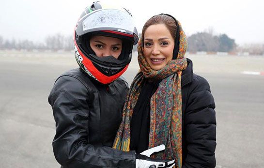 عکس هایی از گزارش موتور سواری زنان در ایران