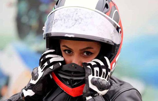 عکس هایی از گزارش موتور سواری زنان در ایران