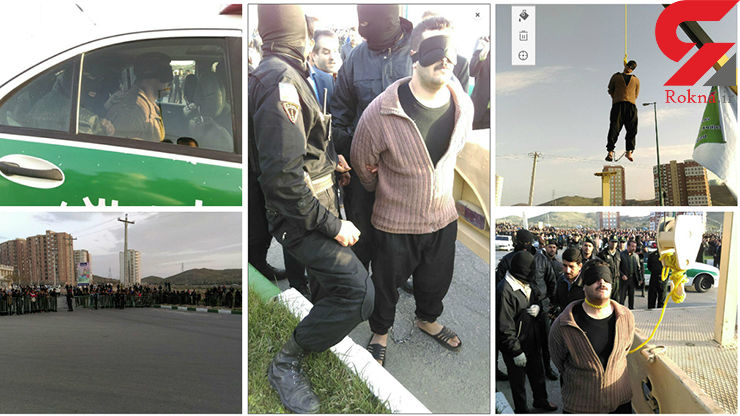 گزارش تصویری از اعدام قاتل اراک با طناب زرد در ملاعام / ساعت 7 صبح اجرا شد 1 گزارش تصویری از اعدام قاتل اراک با طناب زرد در ملاعام / ساعت 7 صبح اجرا شد