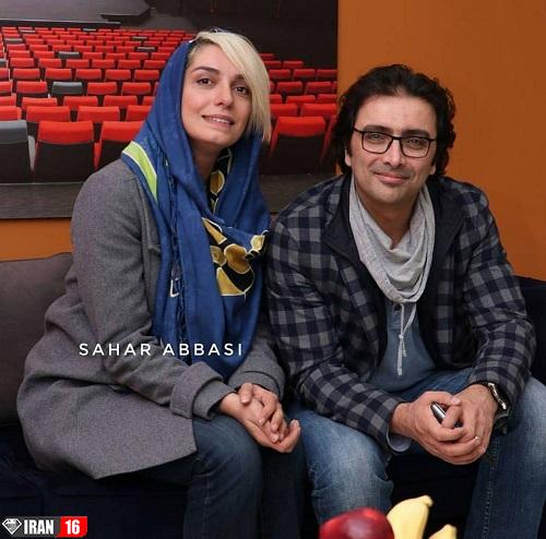 ,امین زندگانی ,الیکا عبدالرزاقی ,بازیگر ,هنرپیشه ,عکس دو نفری ,موهای کهکشانی ,الیکا عبدالرزاقی با موهای کهکشانی