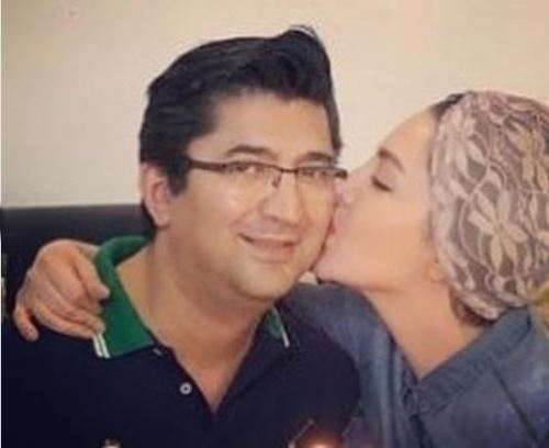 بوسه جنجالی شیلا خداداد و همسرش