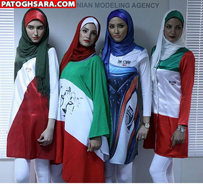 تصاویر شو لباس زنانه باپرچم ایران و حضور آقایان؟! 3 3