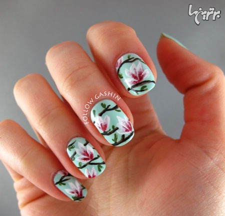 ناخن هایتان را هم بهاری کنید