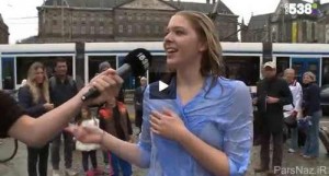 لخت شدن دختر دانشجو در چالش سطل آب یخ شهریه دانشگاه