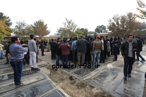 عکس های مراسم چهلم مرتضی پاشایی + جزییات کامل