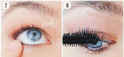 آموزش تصویری آرایش و میکاپ چشم قهوه ای تیره