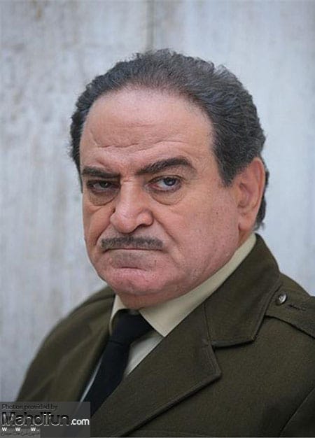 عکس گریم شده کاظم هژیر آزاد در سرسال کیمیا