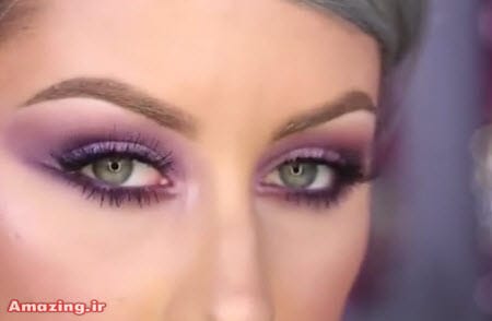 آموزش آرایش صورت ,  کلیپ آموزش آرایش چشم , فیلم آموزش آرایش