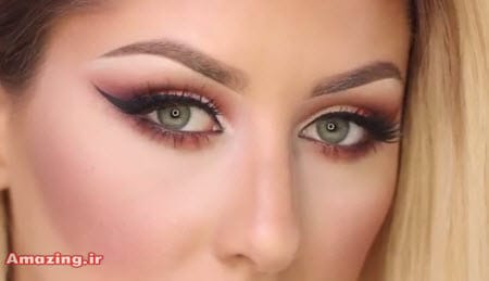 آموزش آرایش صورت ,  کلیپ آموزش آرایش چشم , فیلم آموزش آرایش