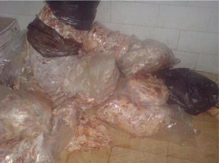 تصاویر چندش آور از محتویات سوسیس و کالباس ایرانی تصاویر چندش آور از محتویات سوسیس و کالباس ایرانی
