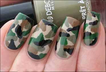 آموزش طراحی ناخن,طراحی ناخن,طراحی ناخن مدل ارتشی