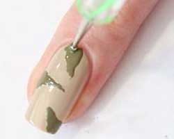 آموزش طراحی ناخن,طراحی ناخن,طراحی ناخن مدل ارتشی