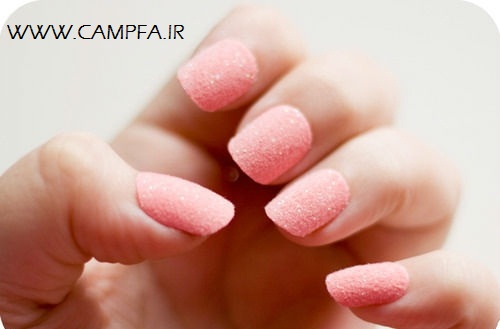 مدل ناخن با لاک مخملی جدید - www.campfa.ir مدل ناخن با لاک مخملی جدید - www.campfa.ir