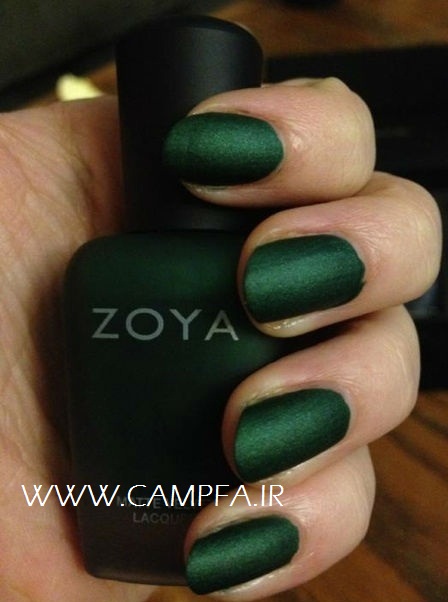 مدل ناخن با لاک مخملی جدید - www.campfa.ir مدل ناخن با لاک مخملی جدید - www.campfa.ir