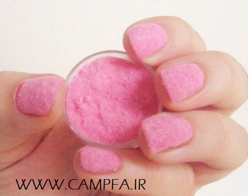 مدل ناخن با لاک مخملی جدید - www.campfa.ir مدل ناخن با لاک مخملی جدید - www.campfa.ir
