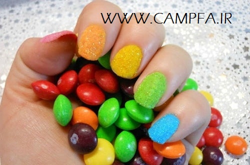 مدل ناخن با لاک مخملی جدید - www.campfa.ir مدل ناخن با لاک مخملی جدید - www.campfa.ir