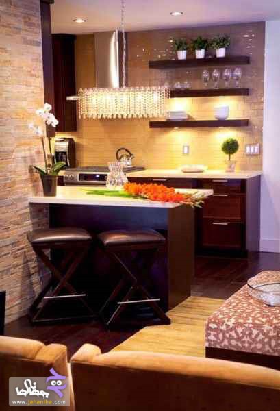 دکوراسیون آشپزخانه کوچک + مدل کابینت 2 دکوراسیون آشپزخانه کوچک,مدل کابینت آشپزخانههای کوچک