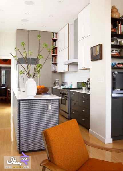 دکوراسیون آشپزخانه کوچک + مدل کابینت 7 دکوراسیون آشپزخانه کوچک