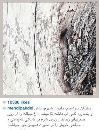 اخبار,اخبار فرهنگی,واکنش متفاوت هنرمندان در صفحات شخصی خود نسبت به اسیدپاشی ها چاخبار,اخبار فرهنگی,واکنش متفاوت هنرمندان در صفحات شخصی خود نسبت به اسیدپاشی ها